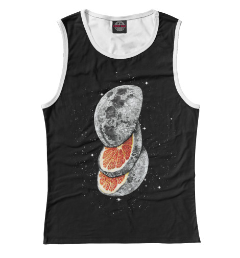 

Майки Print Bar, Белый, Апельсиновая луна