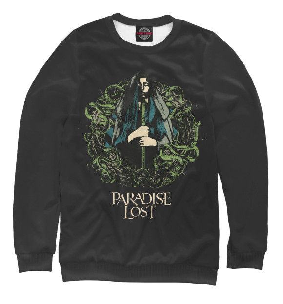 Свитшот для девочек с изображением Paradise Lost цвета Белый