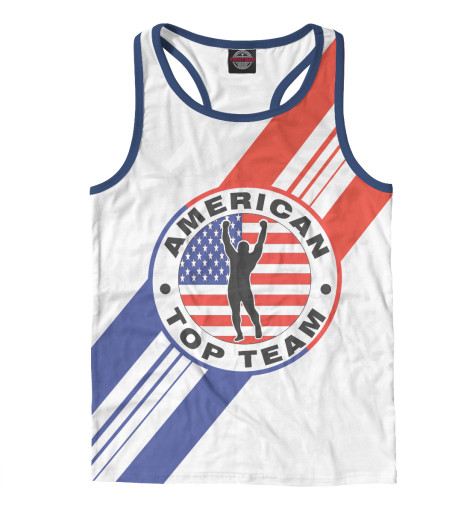 

Майки борцовки Print Bar, Белый, American Top Team