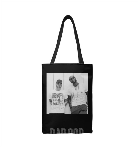 Сумка-шоппер с изображением Eminem 2017 цвета 