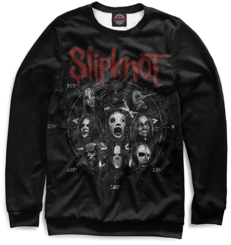 

Свитшоты Print Bar, Белый, Slipknot