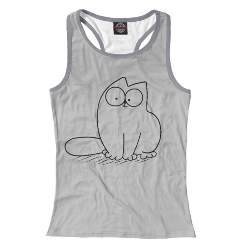 

Майки борцовки Print Bar, Белый, Simon's cat