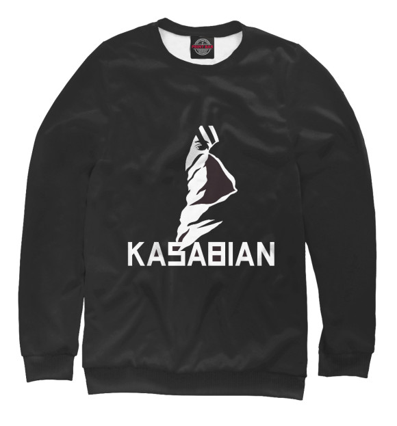 Свитшот для девочек с изображением Kasabian цвета Белый