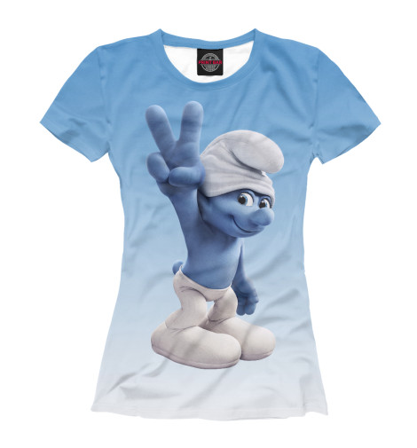 

Футболки Print Bar, Белый, Смурфики