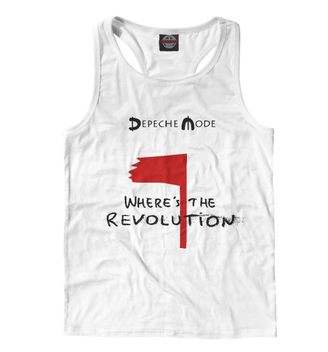 

Майки борцовки Print Bar, Белый, Where's the Revolution