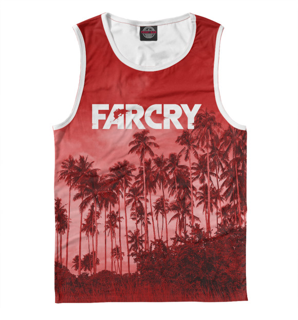 Майка для мальчика с изображением FARCRY цвета Белый