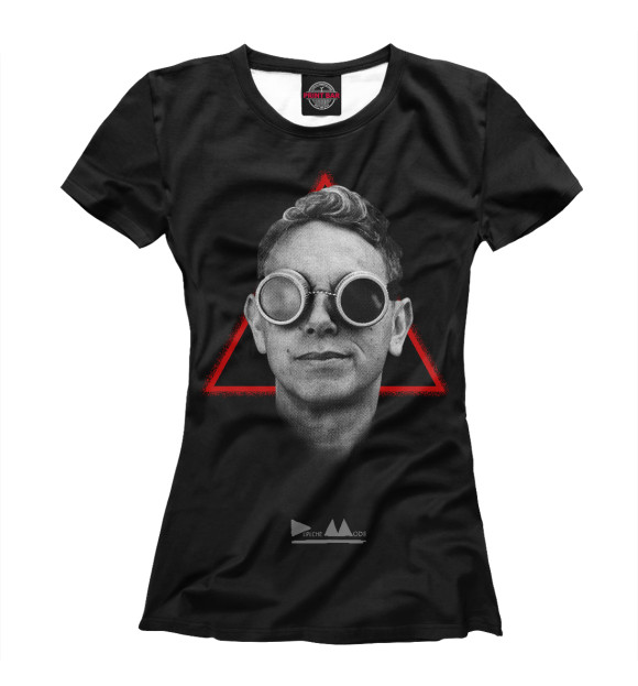 Футболка для девочек с изображением Martin L. Gore цвета Белый