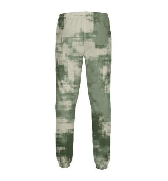 Мужские спортивные штаны с изображением Военный камуфляж- одежда для мужчин и женщин цвета Белый