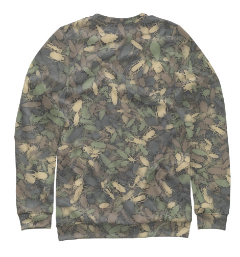 

Свитшоты Print Bar, Белый, Камуфляж с насекомыми