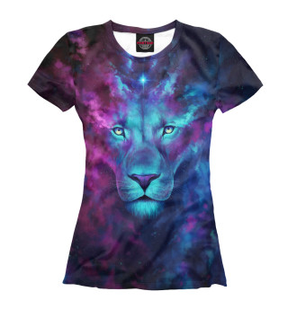 Женская футболка Space Lion