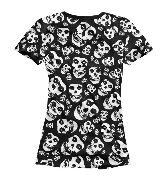 Футболка для девочек с изображением The Misfits цвета Белый