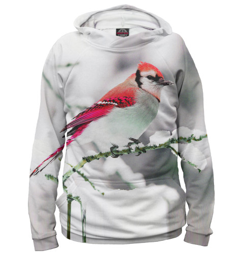 

Худи Print Bar, Белый, Зяблик