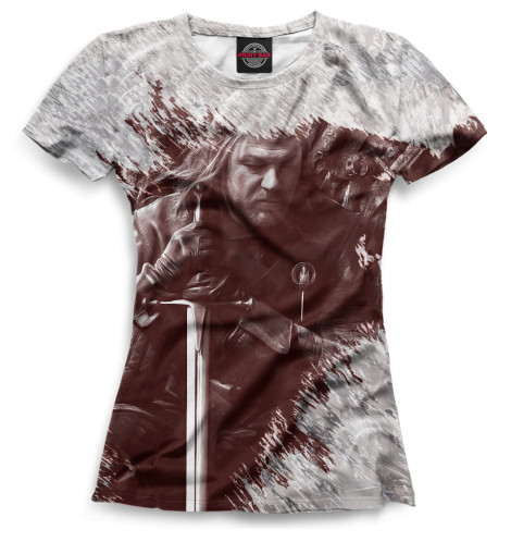

Футболки Print Bar, Белый, Эддард Старк
