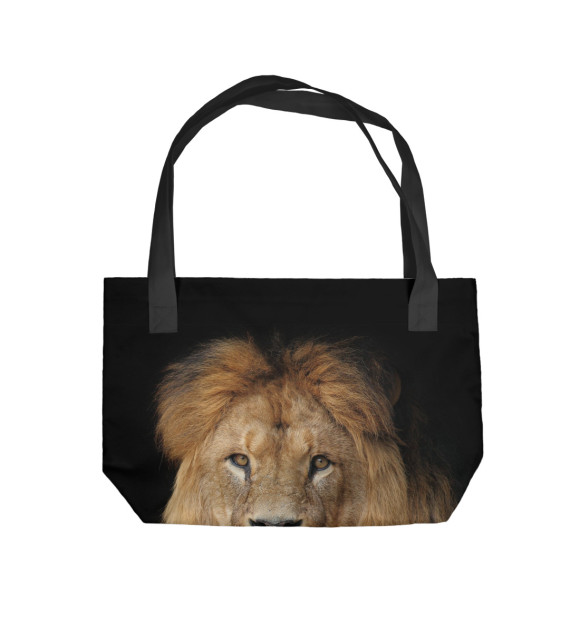 Пляжная сумка с притом Лев цвета  Пляжная сумка с изображением Лев цвета
