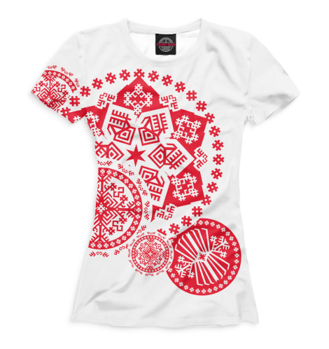 

Футболки Print Bar, Белый, Снежинка