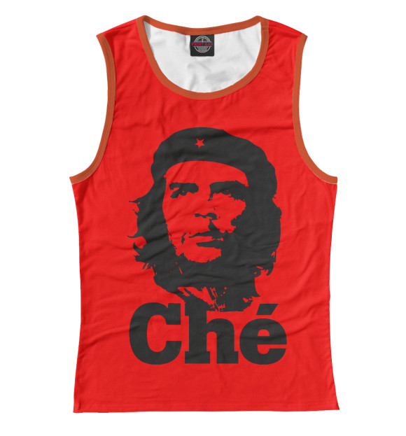 Майка для девочки с изображением Че Гевара - Che цвета Белый