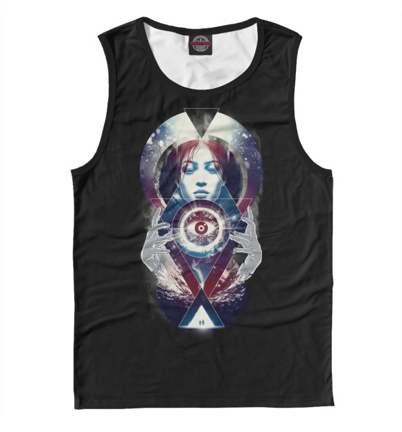 Майка для мальчика с изображением The door цвета Белый