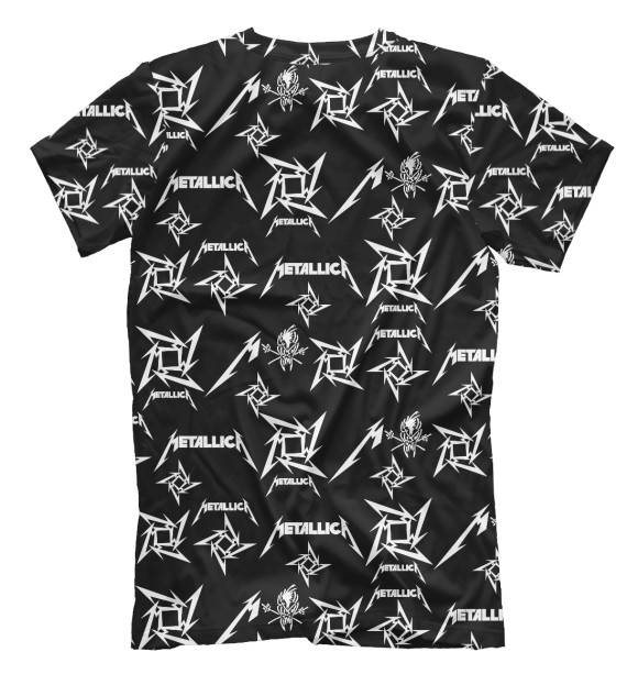 Футболка для мальчиков с притом Metallica цвета Белый Футболка для мальчиков с изображением Metallica цвета Белый