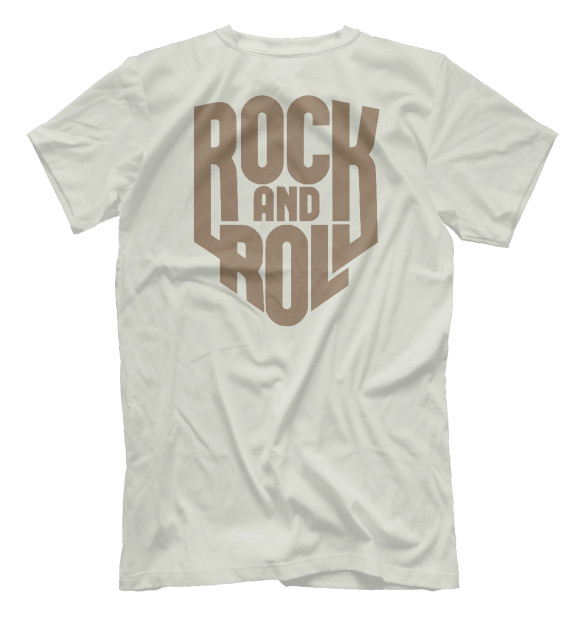 Футболка для мальчиков с изображением Rock цвета Белый