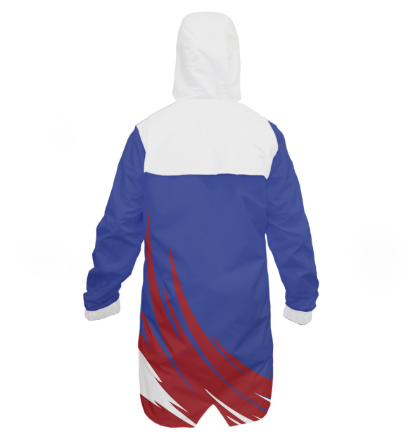 Дождевик с притом Символика РФ цвета Белый Дождевик с изображением Символика РФ цвета Белый
