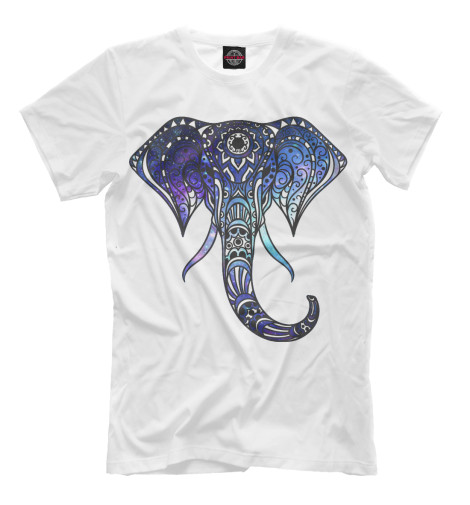 

Футболки Print Bar, Молочно-белый, Слоновье счастье