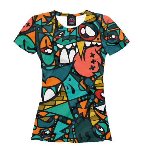 

Футболки Print Bar, Белый, Psychedelic