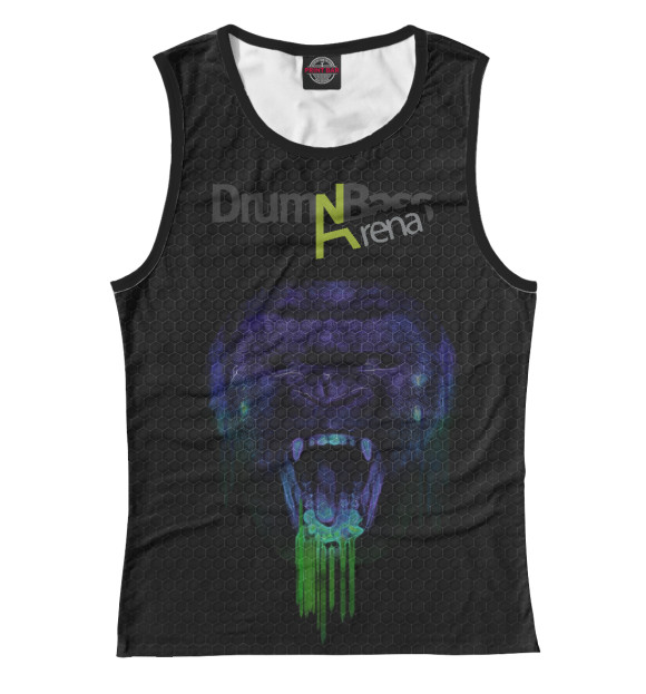 Майка для девочки с изображением Drum'n'Bass Arena цвета Белый