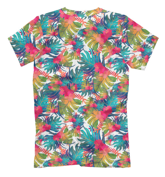 Футболка для мальчиков с изображением Tropical цвета Белый