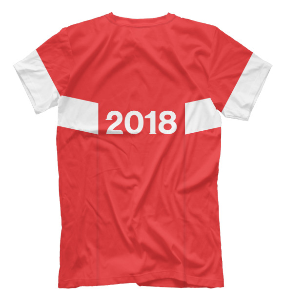 Мужская футболка с изображением СССР команда мечты 2018 цвета Белый