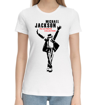 Хлопковая футболка для девочек Michael Jackson