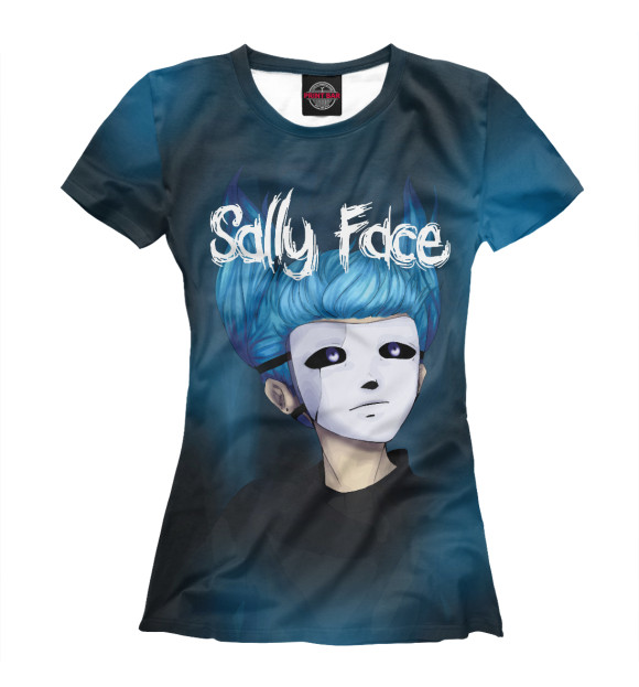 Женская футболка с изображением Sally Face цвета Белый