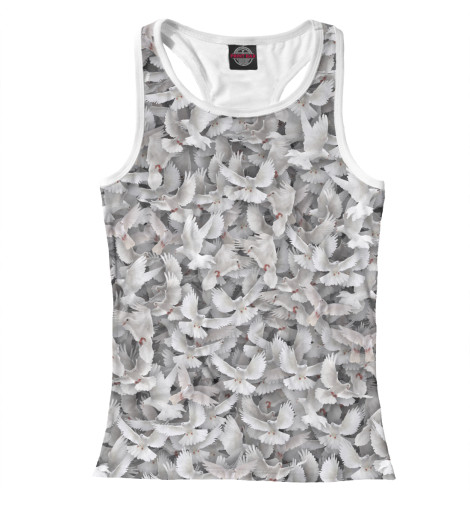 

Майки борцовки Print Bar, Белый, Белые голуби