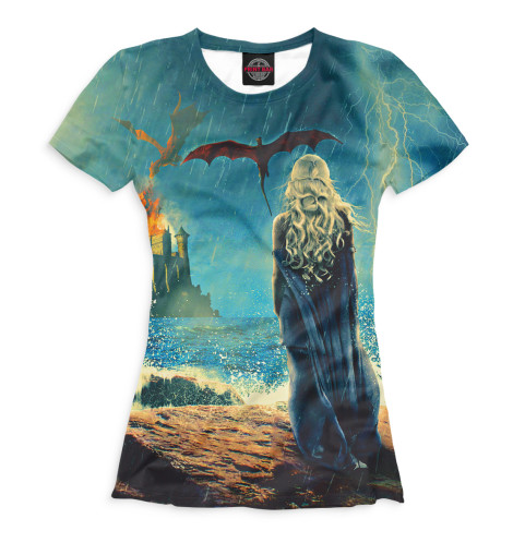 

Футболки Print Bar, Синий, Игра Престолов