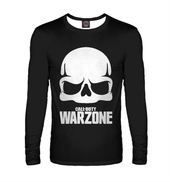 Мужской лонгслив с изображением Call of Duty Warzone цвета Белый