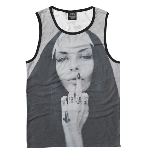 

Майки Print Bar, Белый, Монашка