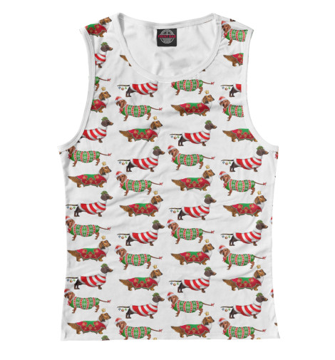 

Майки Print Bar, Белый, Таксики