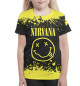 Футболка для девочек Nirvana