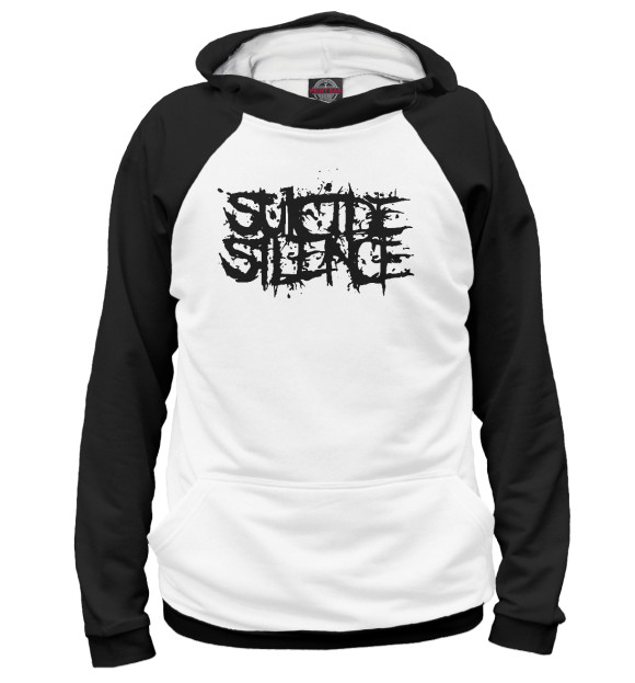 Женское худи с изображением Suicide Silence цвета Белый