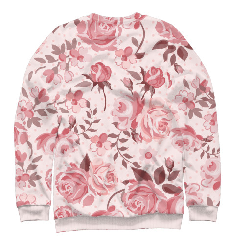 

Свитшоты Print Bar, Белый, Розочки