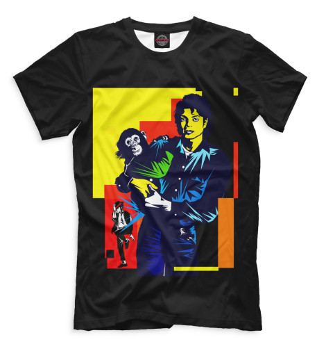 

Футболки Print Bar, Черный, Michael Jackson