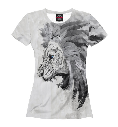 

Футболки Print Bar, Белый, Lion