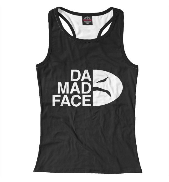 Женская майка-борцовка с изображением Onyx цвета Белый