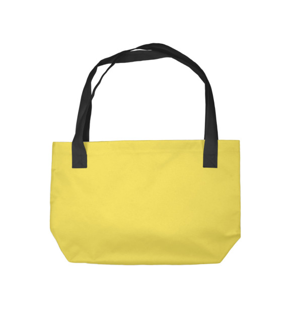 Пляжная сумка с изображением Лайм цвета 