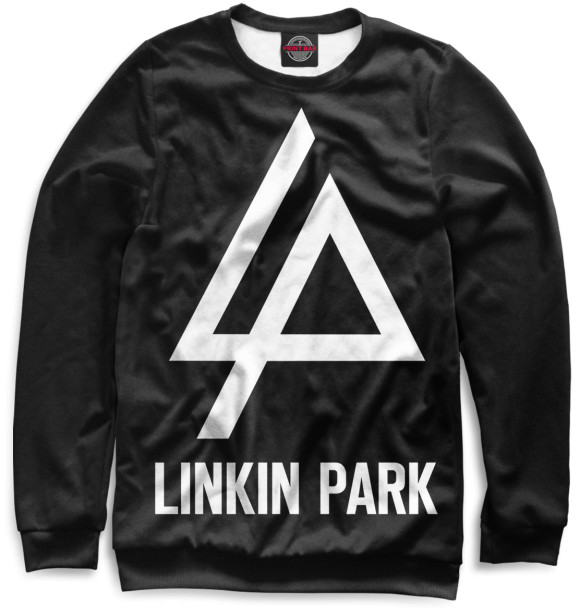 Свитшот для мальчиков с изображением Linkin Park цвета Белый