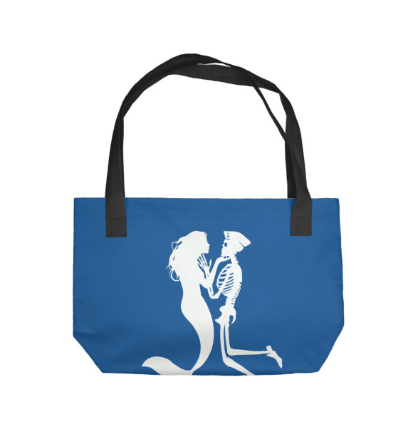 Пляжная сумка с изображением Sea Love цвета 