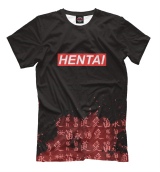 Мужская футболка Hentai