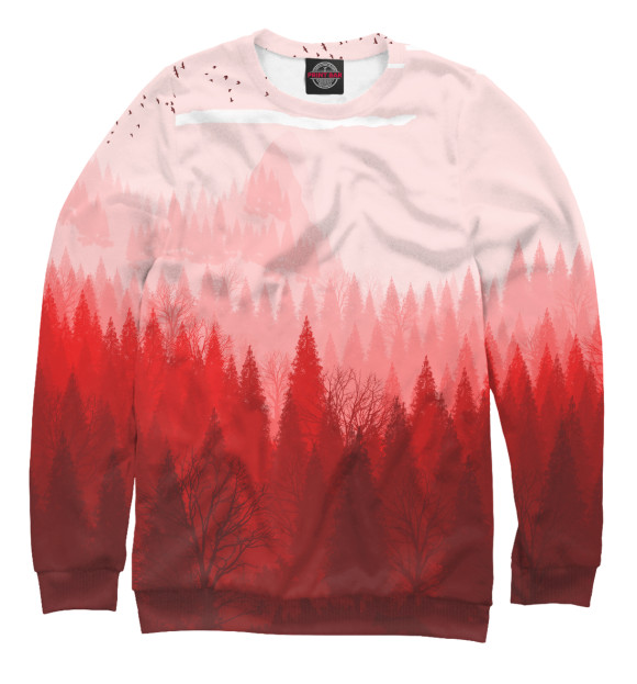 Мужской свитшот с изображением Firewatch цвета Белый