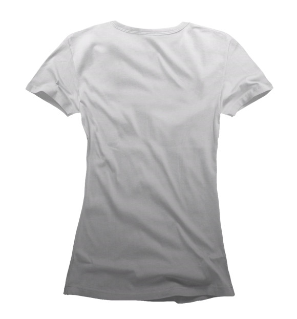 Женская футболка с изображением Don't Worry цвета Белый