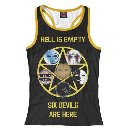 

Майки борцовки Print Bar, Белый, HU 6 Devils Are Here