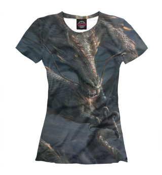 Женская футболка Китайский дракон